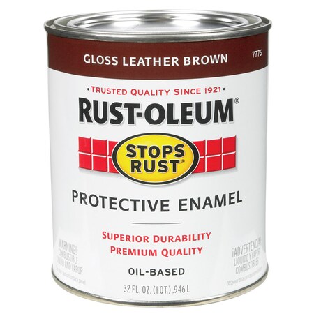 Rust-Oleum Paint Qt Leather Brn R-O 7775-502